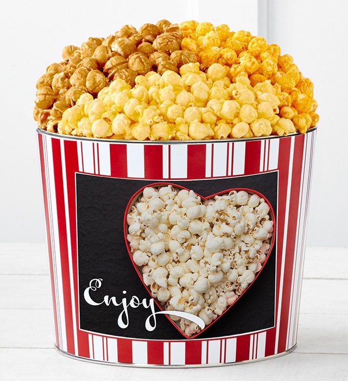 Tins With Pop® Enjoy Popcorn